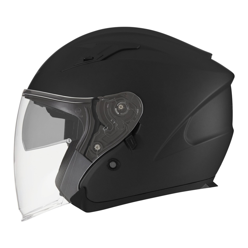 Offener Motorradhelm NOX N128 schwarz matt Ausverkauf