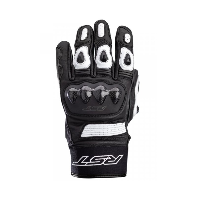 Motorradhandschuhe RST Freestyle 2 CE schwarz und weiß Ausverkauf