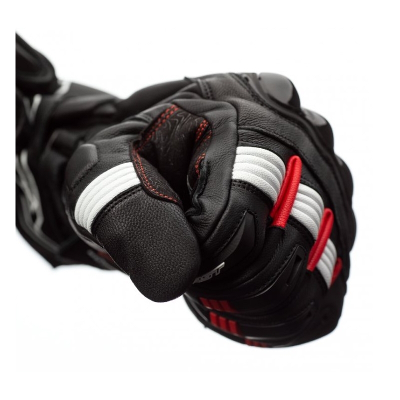 Motorradhandschuhe RST Pilot CE schwarz-weiß-rot Ausverkauf