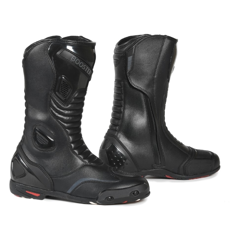Booster Misano WP Schwarz Motorradstiefel Ausverkauf