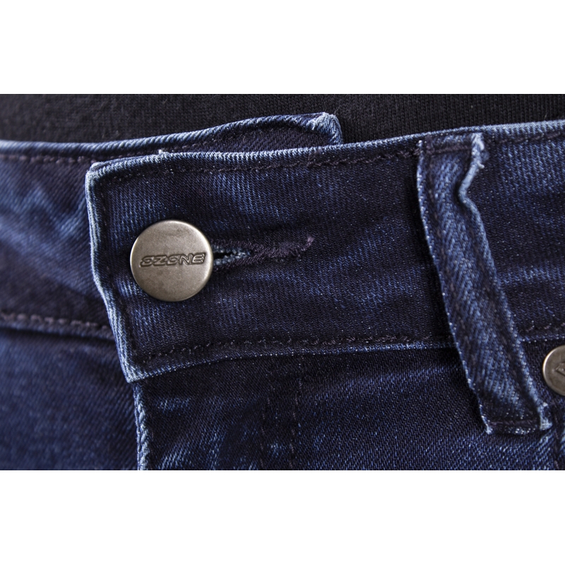 Damen-Motorradjeans Ozone Agness II blau