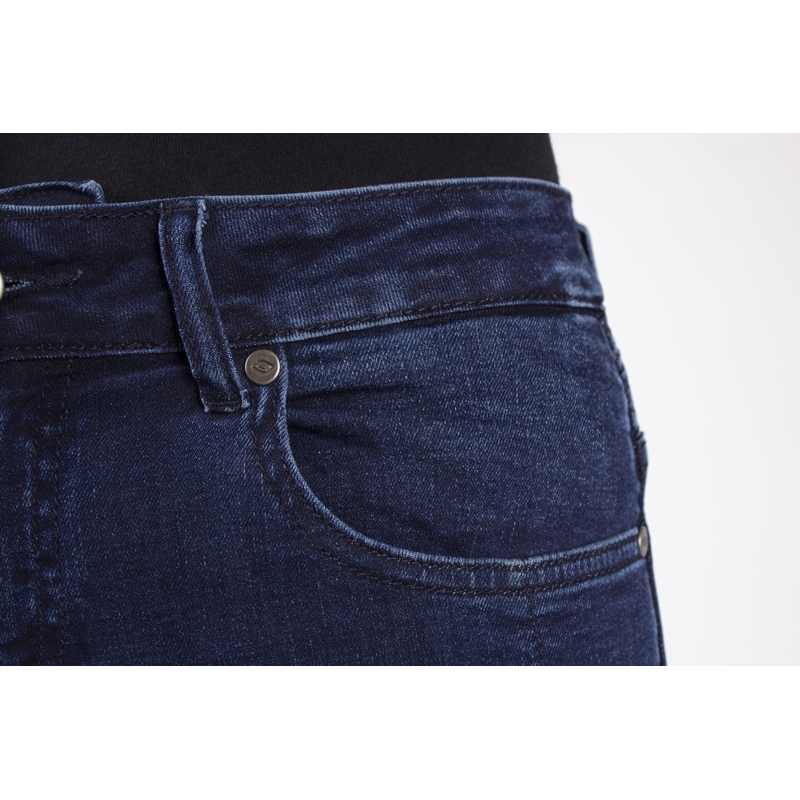 Damen-Motorradjeans Ozone Agness II blau