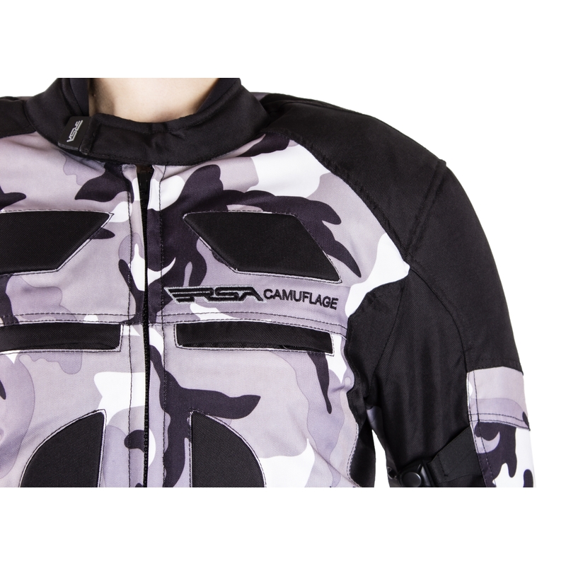 Motorradjacke RSA Camuflage grau Ausverkauf