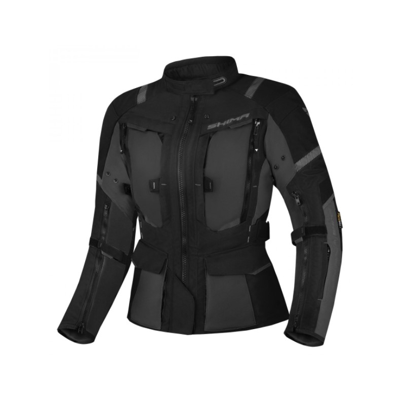 Shima Hero 2.0 Damen Motorradjacke Schwarz