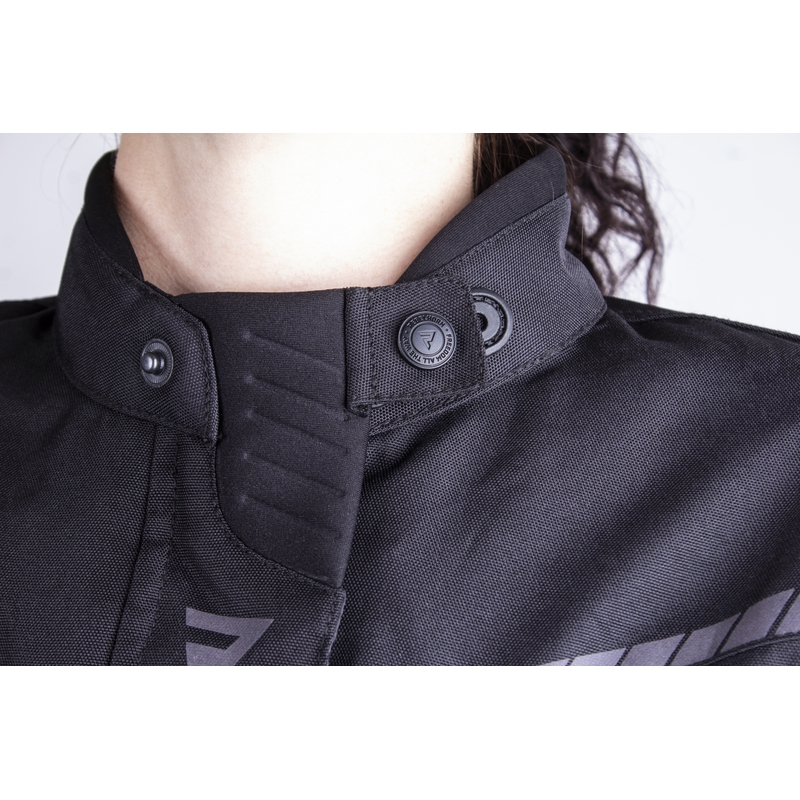 Damen-Motojacke Rebelhorn Hiker III schwarz-fluo gelb Ausverkauf