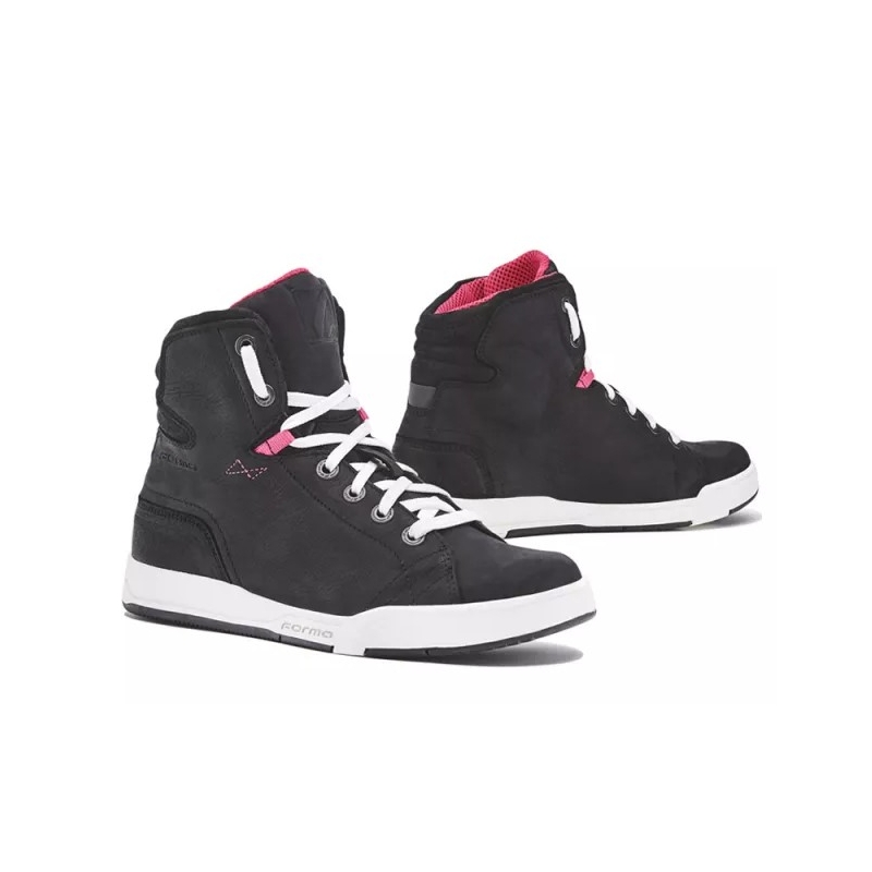 Forma Swift Dry WP Motorradstiefel für Damen in Schwarz und Weiß