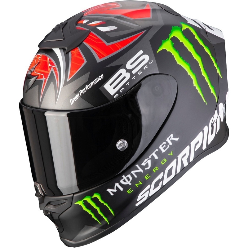 Integral Motorradhelm Scorpion EXO-R1 Air Fabio Monster Replica rot