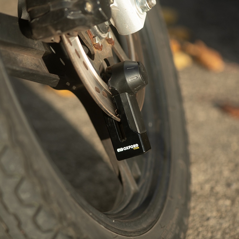 Scheibenbremsschloss Oxford Titan schwarz
