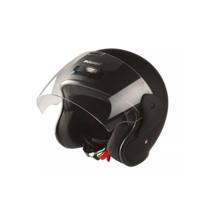 Offener Motorradhelm NOX N613 schwarz matt Ausverkauf