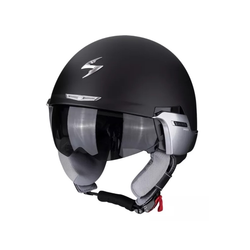 Motorradhelm Scorpion EXO-100 Padova II schwarz-matt-schwarz Ausverkauf