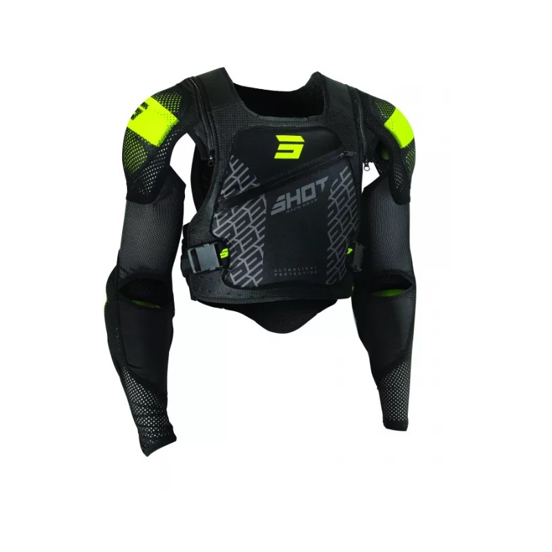 Shot Ultralight 2.0 schwarz-fluorgelbe Kinderweste