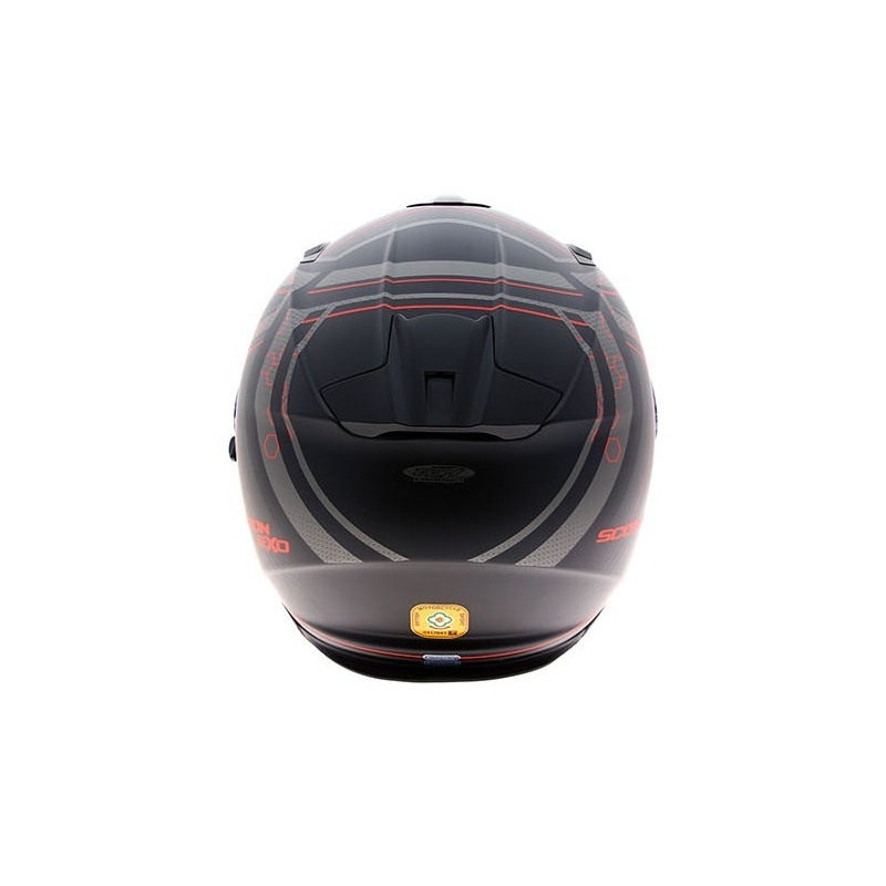 Integral Motorradhelm Scorpion EXO-510 Air Sync schwarz matt-rot Ausverkauf