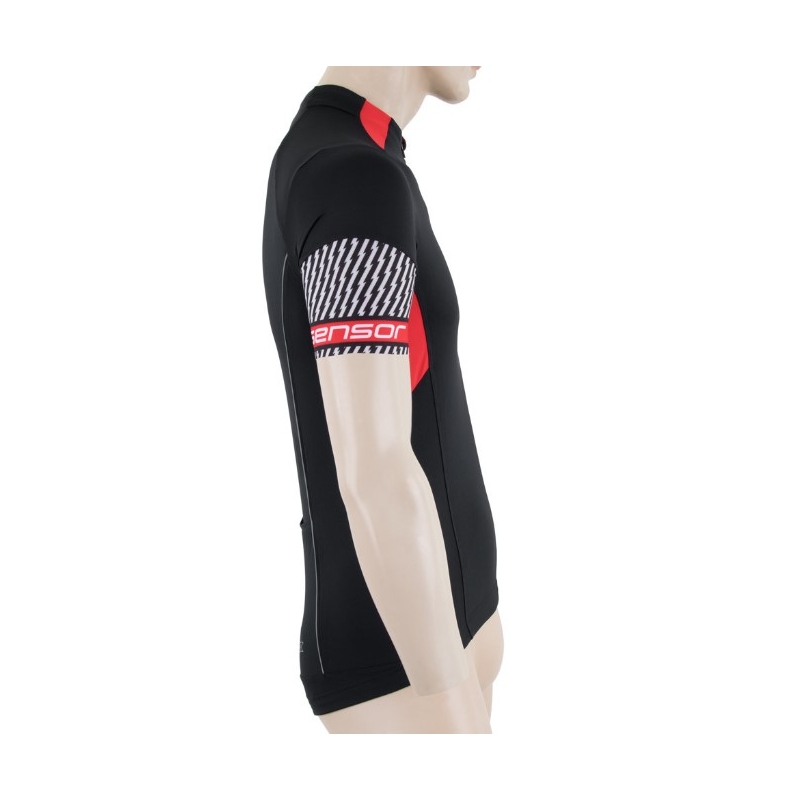 Sensor Race Trikot schwarz-rot - kurzarm Ausverkauf