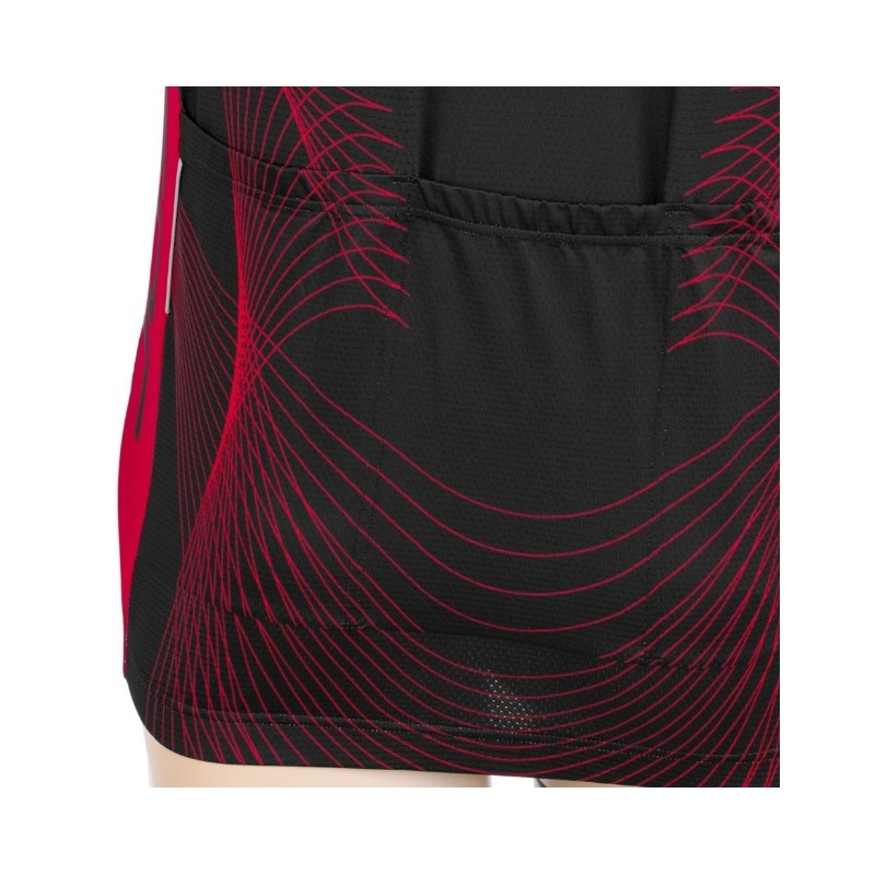 Sensor Team Up Trikot schwarz-rot - kurzarm Ausverkauf