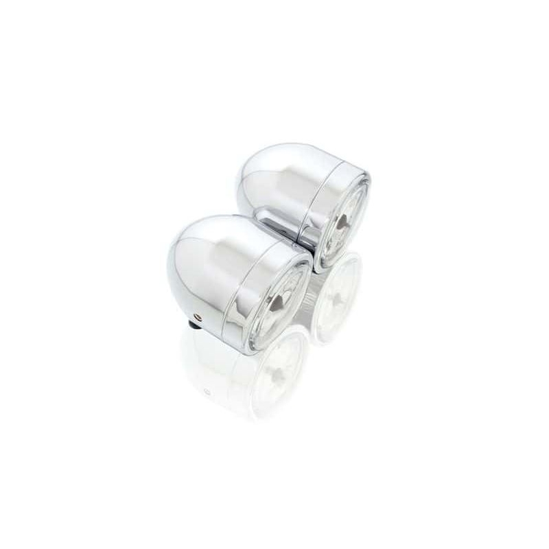 Light CUSTOMACCES TWIN inox 12V 60/55W