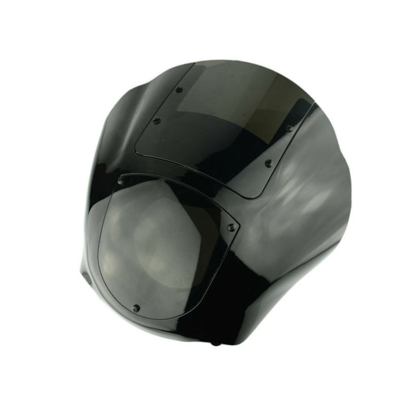 Plexiglas CUSTOMACCES JAX dunkel getönt für HARLEY DAVIDSON FXDBI 1450 Dyna Street Bob 2007, HARLEY DAVIDSON FXDB 1584 Dyna Street Bob 2007-2017