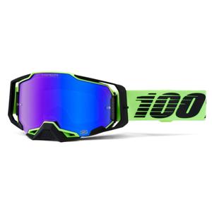 Motocrossbrille 100% ARMEGA Uruma Hiper blau plexi