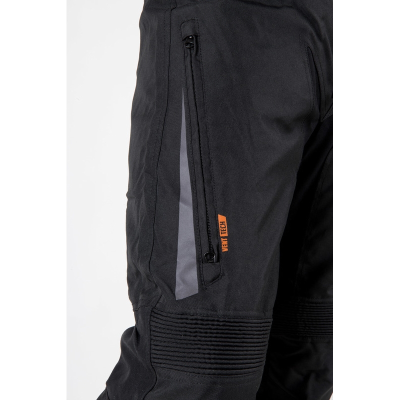 Ozon Vulcan Motorradhosen Schwarz