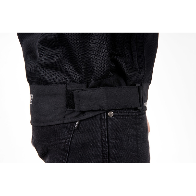 Ozone Dart schwarz-fluorgelbe Motorradjacke