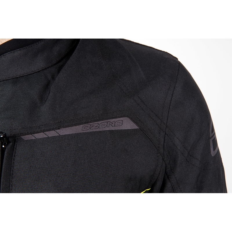 Ozone Delta IV Motorradjacke schwarz-neongelb