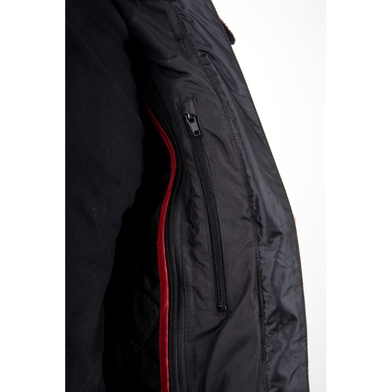 Ozone Pulse schwarz-fluorgelbe Motorradjacke