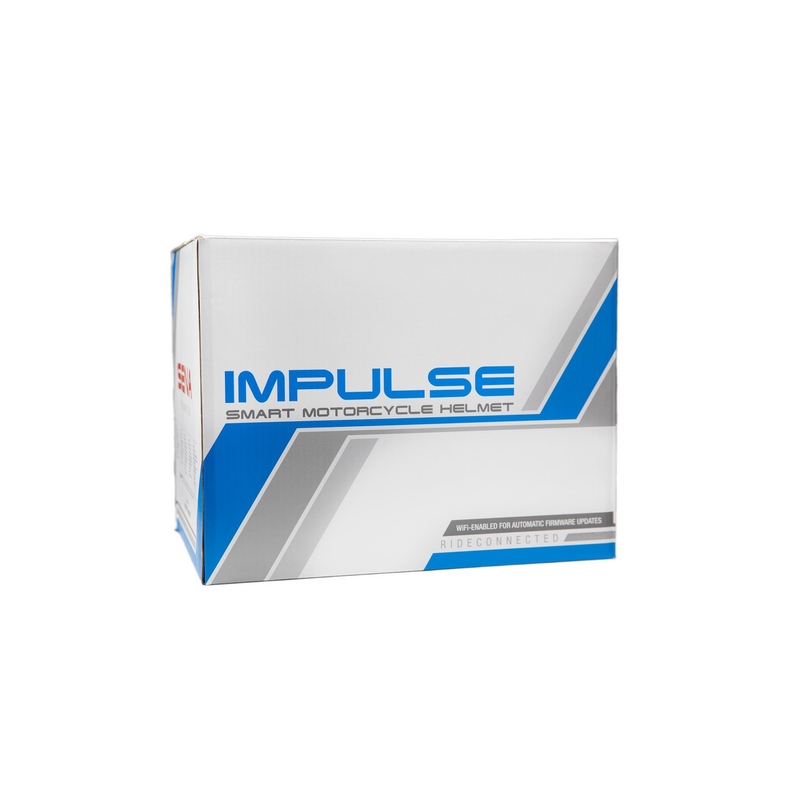 Klappbarer Motorradhelm mit Mesh-Headset SENA Impulse schwarz-matt