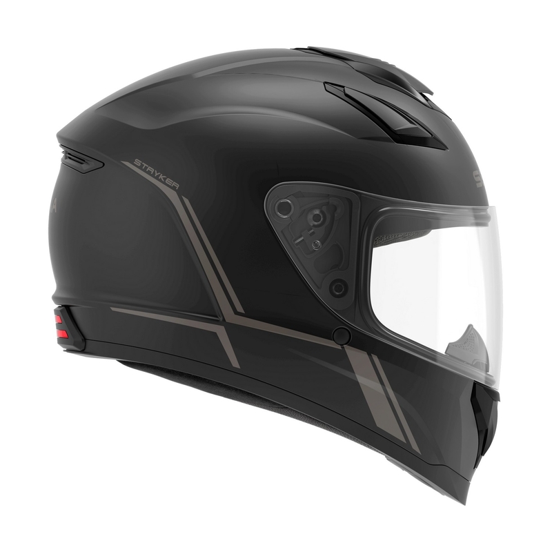 Integral-Motorradhelm mit Mesh-Headset SENA Stryker Schwarz Matt