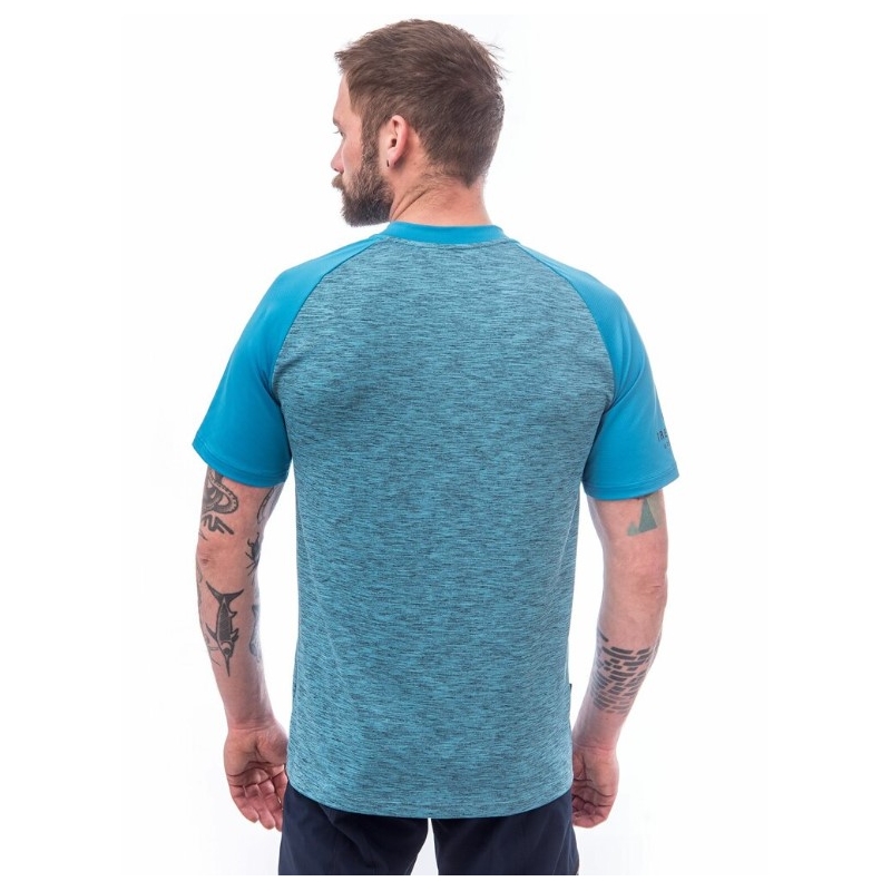 SENSOR CYKLO CHARGER Herren-Freizeittrikot blau Ausverkauf