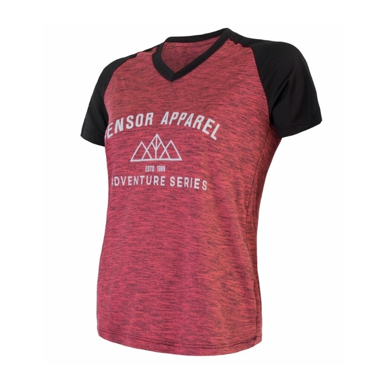 Damen Trikot Sensor Radfahren Charger schwarz und rosa Ausverkauf