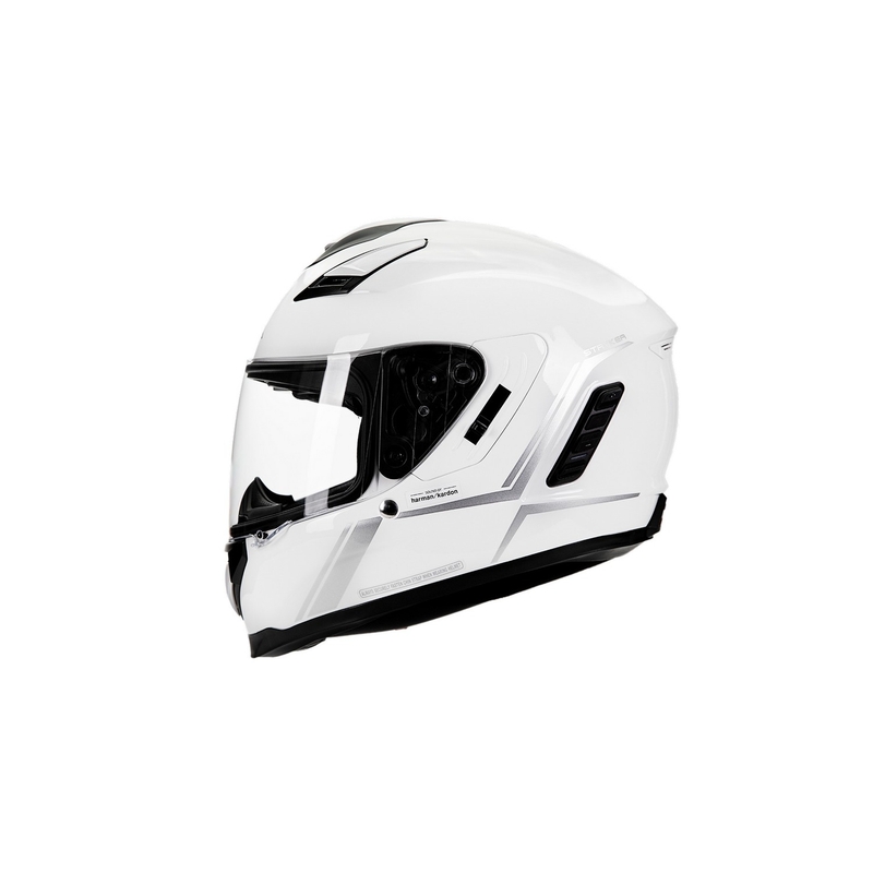 Integralhelm mit Mesh-Headset SENA Stryker, glänzend weiß