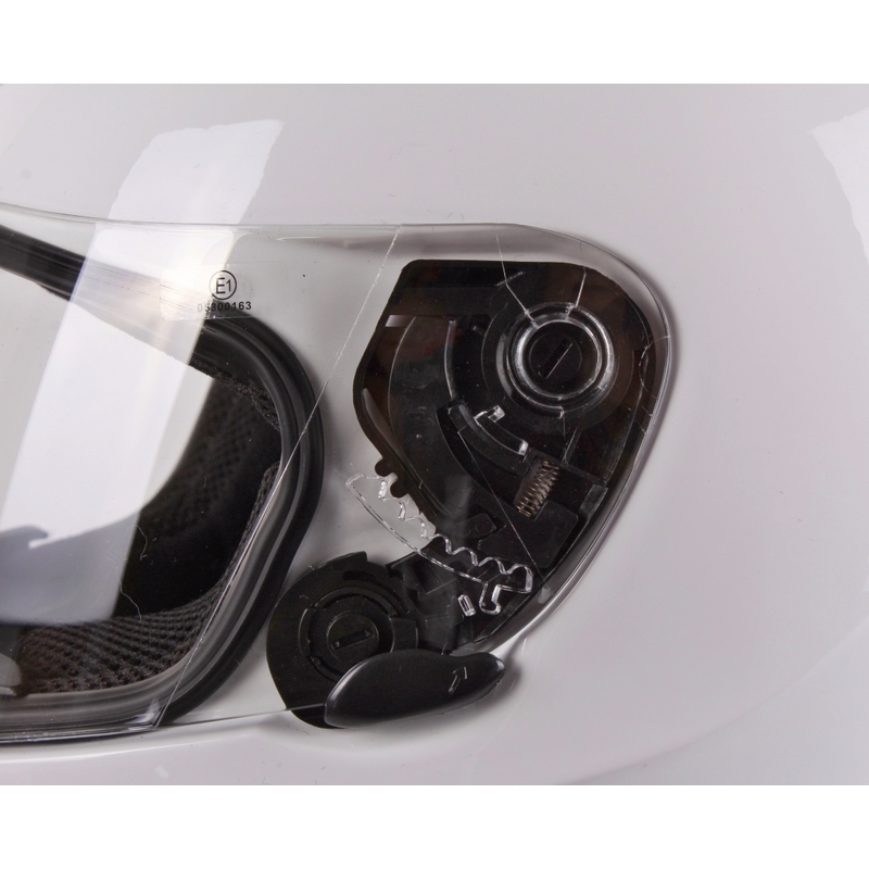 Motorradhelm Ozone A951 weiß Ausverkauf
