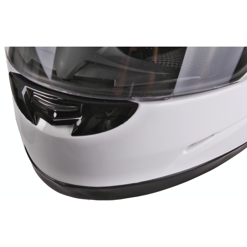 Motorradhelm Ozone A951 weiß Ausverkauf
