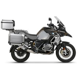 Complete set of aluminum cases SHAD TERRA, 37L topcase + 36L / 47L side cases, including mounting kit and plate SHAD R 1200 GS Adventure/ R 1250 GS Adventure