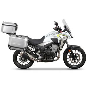 Complete set of aluminum cases SHAD TERRA, 48L topcase + 36L / 36L side cases, including mounting kit and plate SHAD HONDA CB 500 X