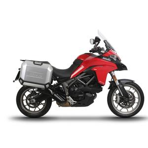 Complete set of 47L / 47L SHAD TERRA aluminum side cases, including mounting kit SHAD DUCATI MULTISTRADA 950 / 1200 / 1260