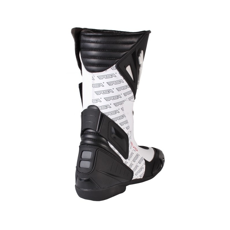 Motorradstiefel RSA Evo schwarz und weiß - Qualität II