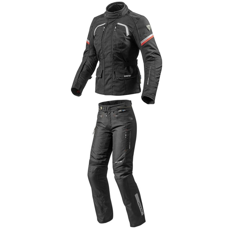 Revit Neptune GTX Damen-Motorradoverall Schwarz Ausverkauf