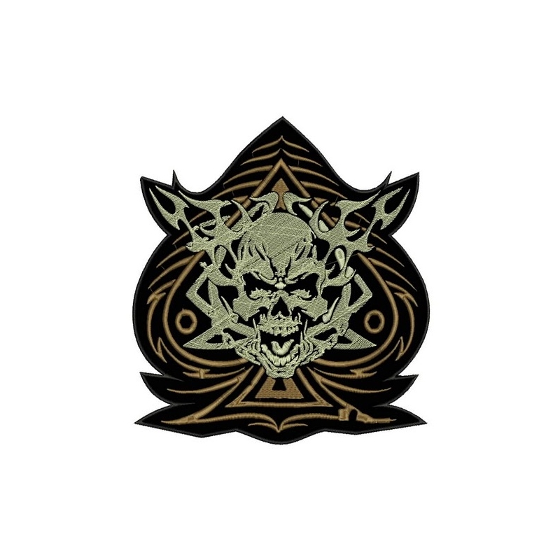 Patch Pik braun - groß Ausverkauf