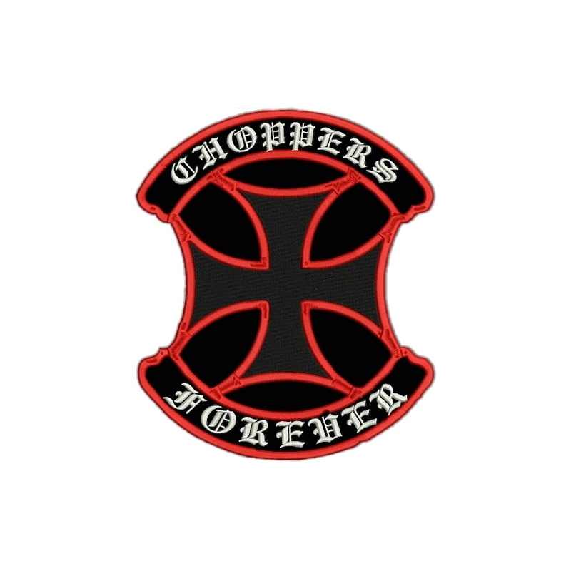Patch Choppers Schild rot