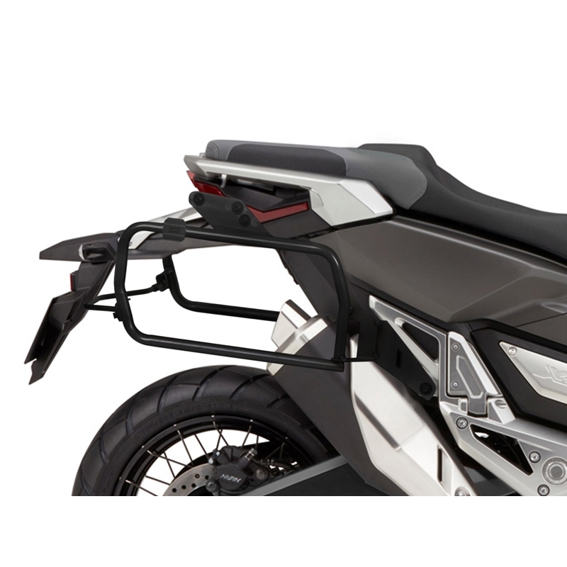Complete set of 47L / 47L SHAD TERRA BLACK aluminum side cases, including mounting kit SHAD HONDA X-ADV 750