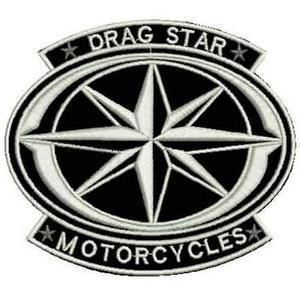 Aufnäher Drag Star Motorcycles - groß