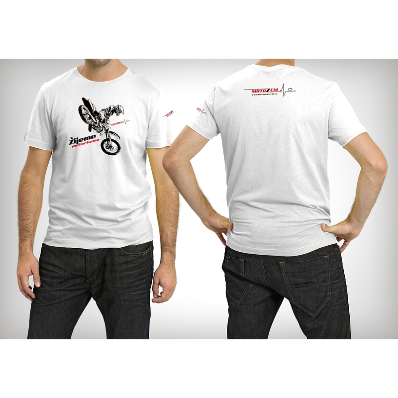 T-shirt MOTOZEM wir leben motorrad cross sale Ausverkauf