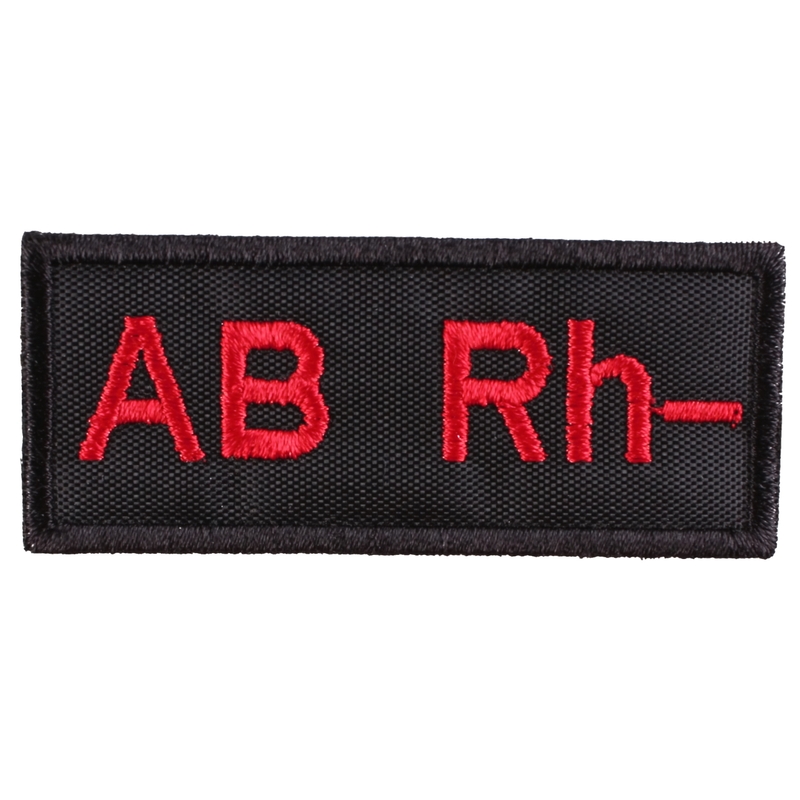Pflaster mit Blutgruppe AB Rh-