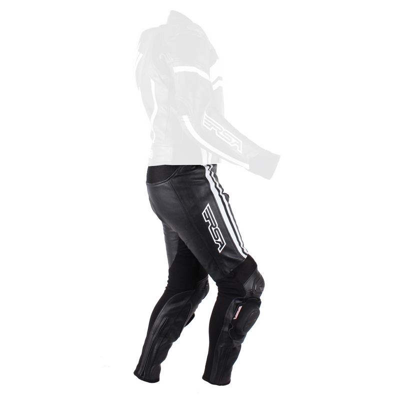 Herren Motorradhose RSA Virus schwarz-weiß Ausverkauf