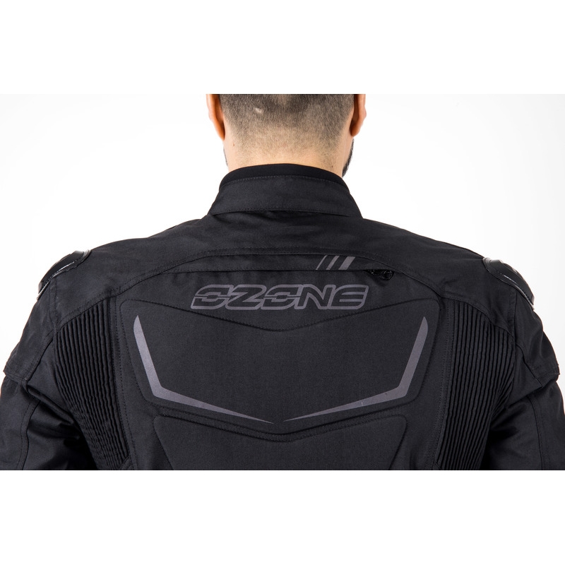Ozone Pulse Motorradjacke schwarz-grau