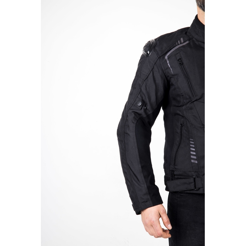 Ozone Pulse Motorradjacke schwarz-grau