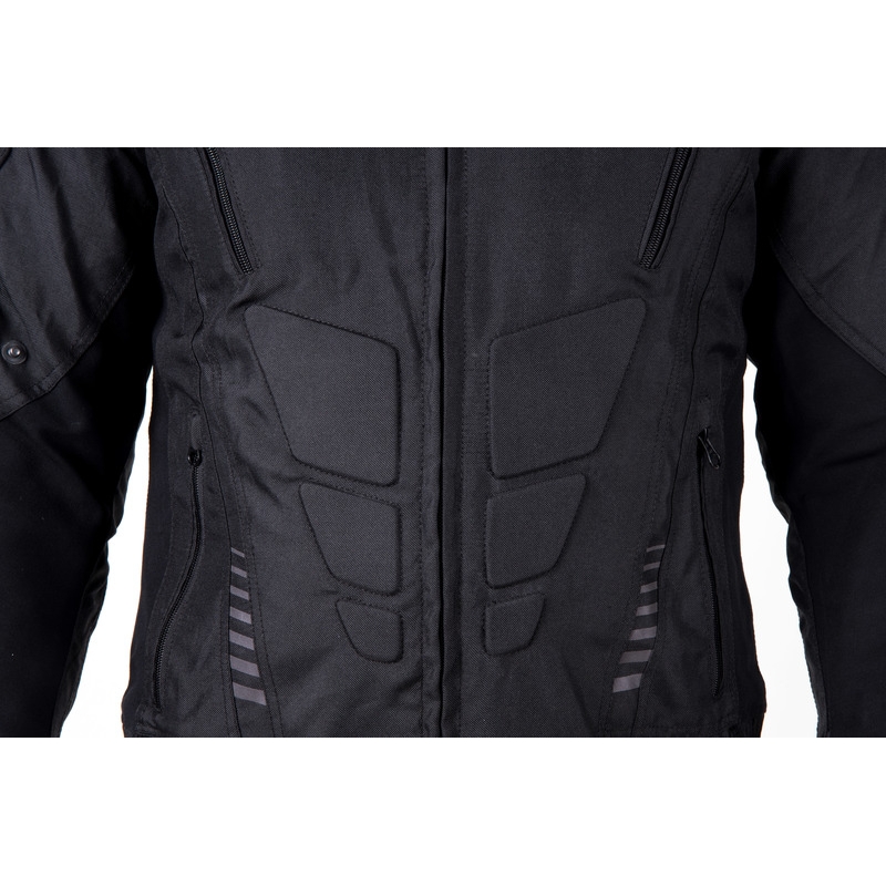 Ozone Pulse Motorradjacke schwarz-grau