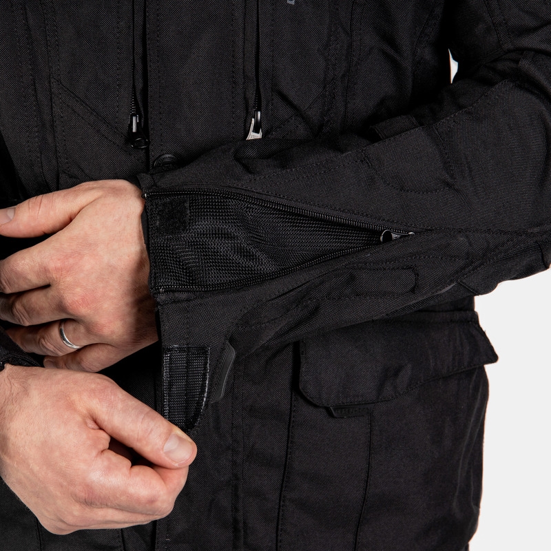 Motorradjacke Rebelhorn Hiker III schwarz Ausverkauf