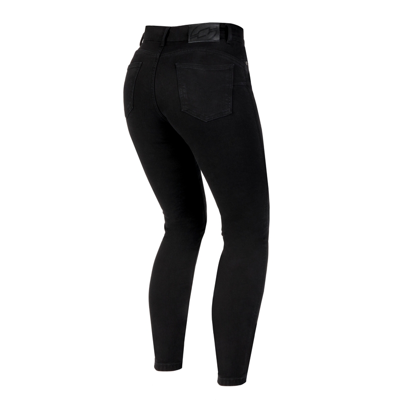 Ozone Striker SF Schwarze Motorradjeans für Frauen