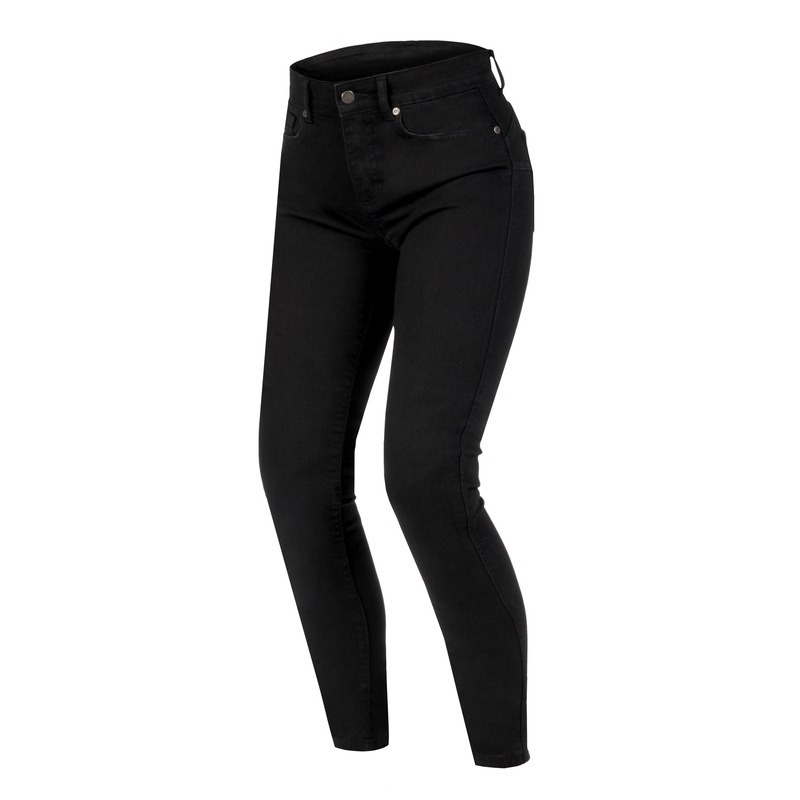 Ozone Striker SF Schwarze Motorradjeans für Frauen